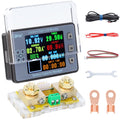 Digital Multimeter, DC 8-100V 100A Battery Monitor 12V 24V 36V 48V 60V Volt Amp Watt Meter, Big Color Screen LCD
