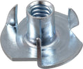 Hillman Pronged Tee Nuts, #10-32, 100 Pack, Zinc-Plated