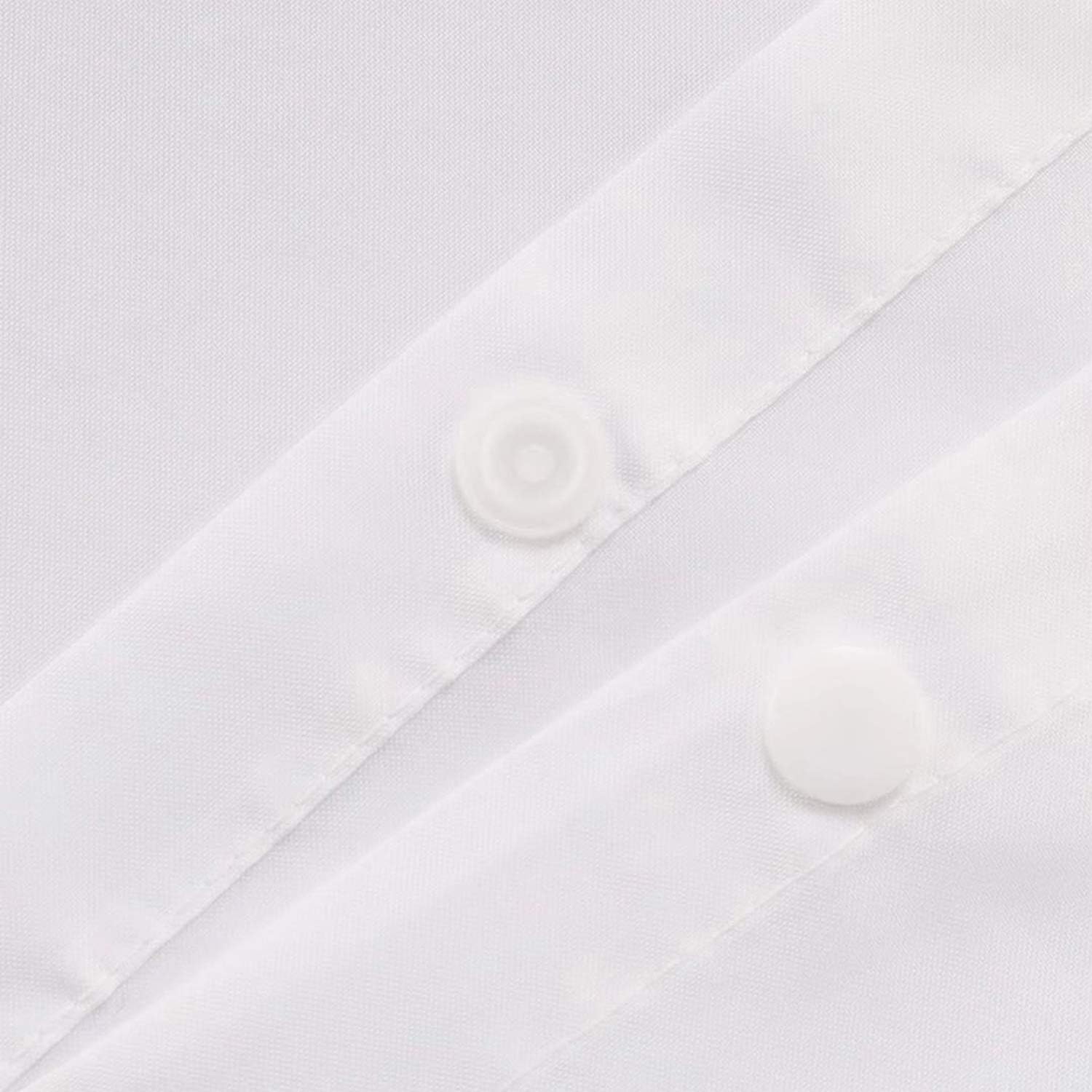 Extra Long Snap in Shower Curtain Liner Replacement, with Magnets (70 x 81, Fabric)