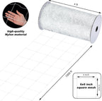 4 x 1000 ft Trellis Netting Roll Heavy Duty Nylon Garden Trellis Netting with 6 Inch Mesh Soft Plant Support Net for