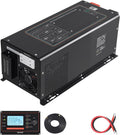 Pure Sine Wave Inverter Charger, 2000W, DC 12V to AC 120V Power Inverter with LCD Display, Remote Control, Low