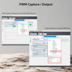 Pibiger JIO Module USB to IO Debug Module,USB to PWM ADC IO Tool, 12-bit ADC, 4-Channel IO, Windows Compatible,Comes with English User Manual,Software,CMD Command,Dll for C#,Python Development