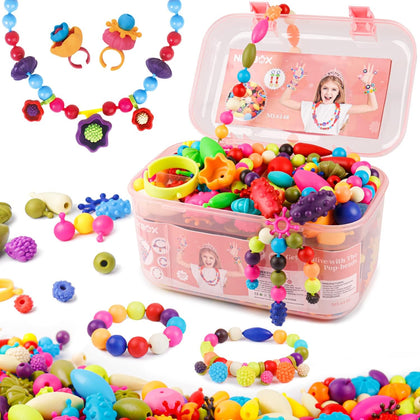 Girls Crafts Jewelry Making Kit for Toddlers - Pop Beads Toys Sets for Little Kids Age 3 4 5 6 Year Old, Ideas
