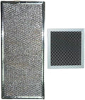 Microwave Grease&Charcoal Filter Set for Whirlpool WMH2175XVB1,WMH2175XVB2, WMH2175XVB3,WMH2175XVB4, WMH2175XVB5