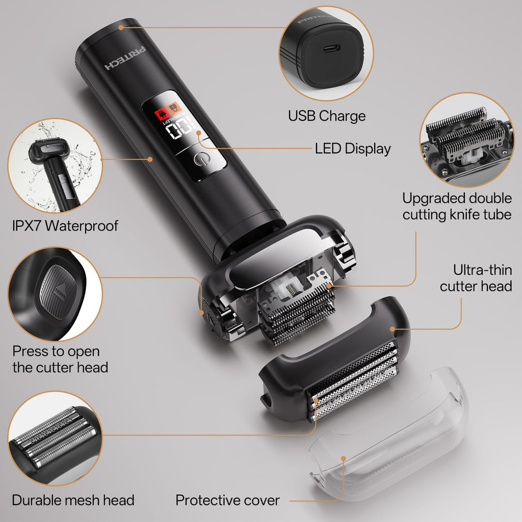 Electric Foil Shaver for Men, Electric Razor for Men Face