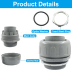 Moicstiy 2Pcs 2 Inch NPT Liquid Tight Connector