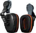KLEIN TOOLS 22029 Non-Conductive Hard Hat Earmuffs, Up to 27dB NRR, Hearing Protection Earmuffs Compatible with Full