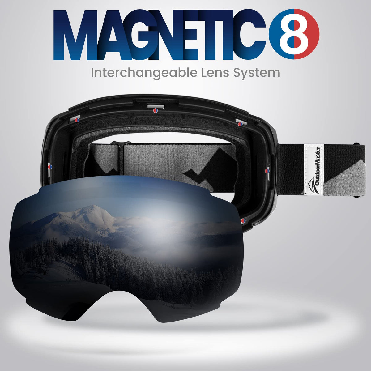PRO Ski Goggle Replacement Lens, VLT Options for All Weather