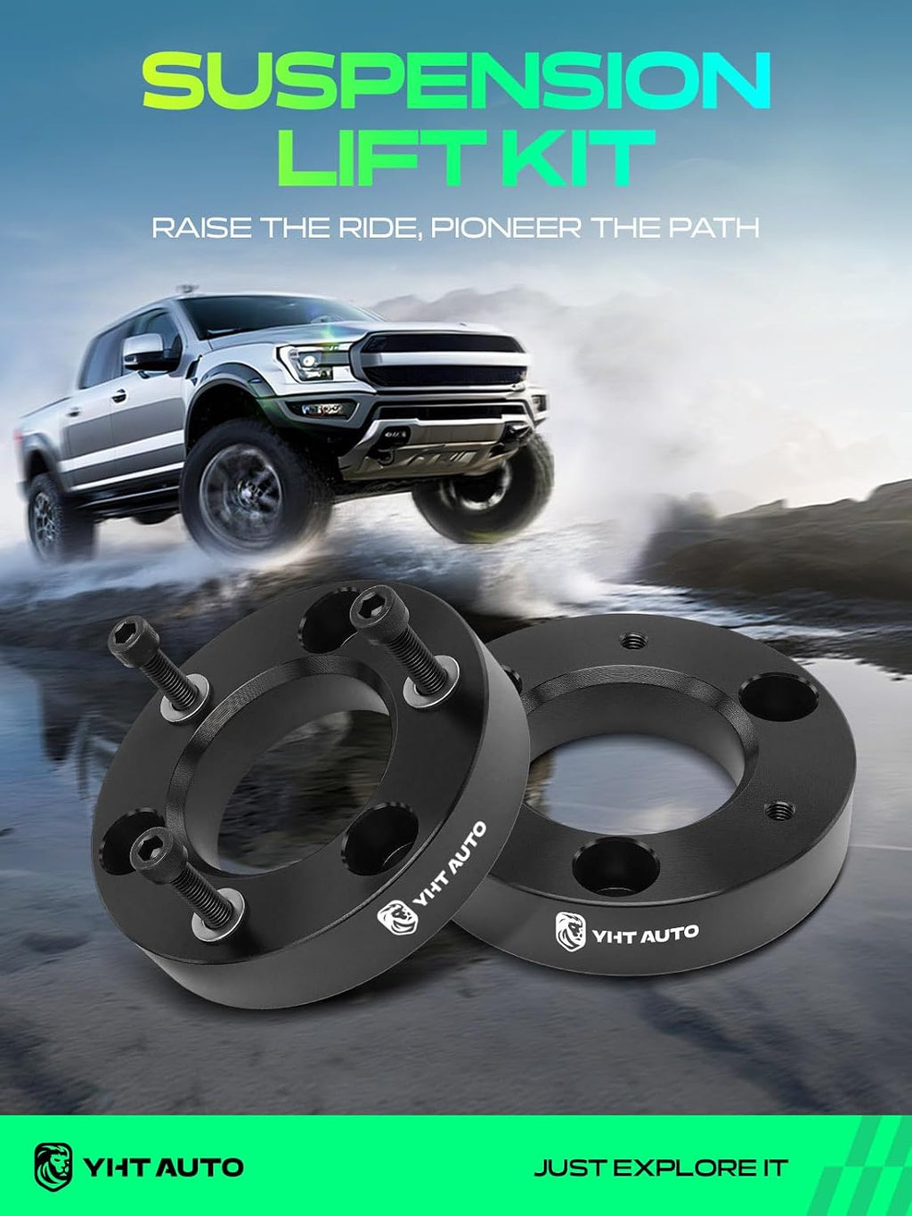 YHTAUTO 2 Inch Front Leveling Lift Kit for Nissan