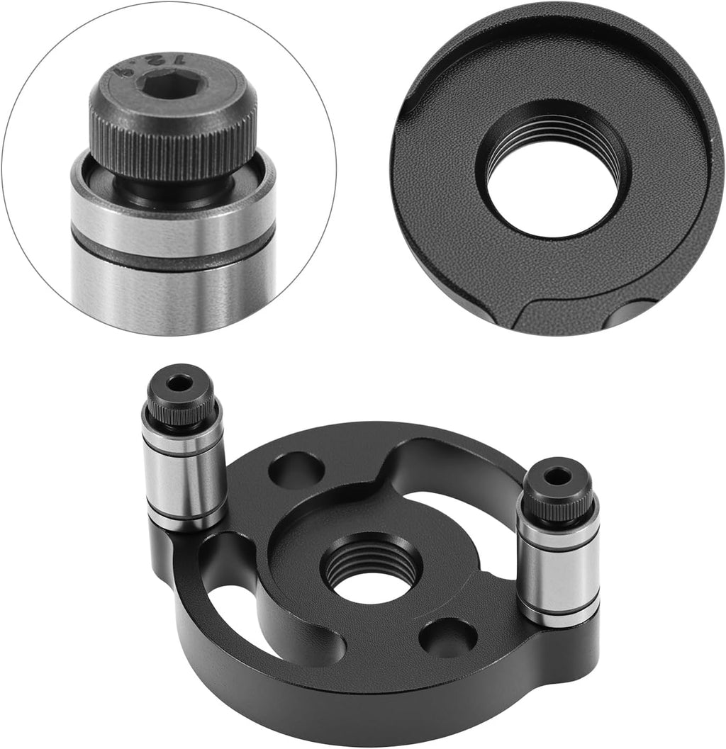 Self-Centering Doweling Jig, Straight Hole Guide for Precise Woodworking, with 6mm, 8mm, 10mm Bushings, Hole Puncher