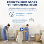 Urine Odor Eliminator Tablets for Bedside Commodes, Urinals, 100 Counts