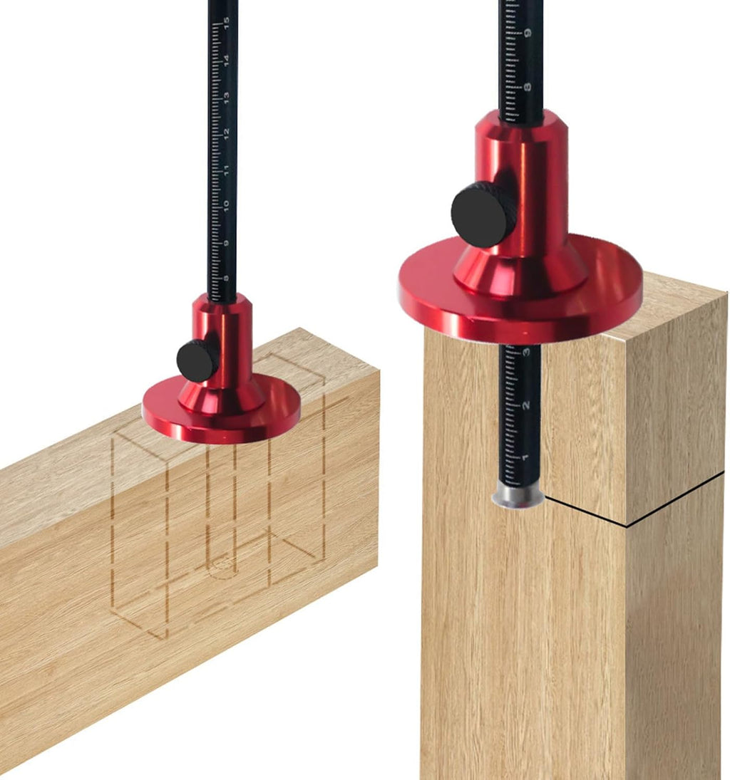 Wheel Marking Gauge, Aluminum Alloy Woodworking Scriber | Metric Inch Scale for Mortise Parallel Scribing, Anti-Slip