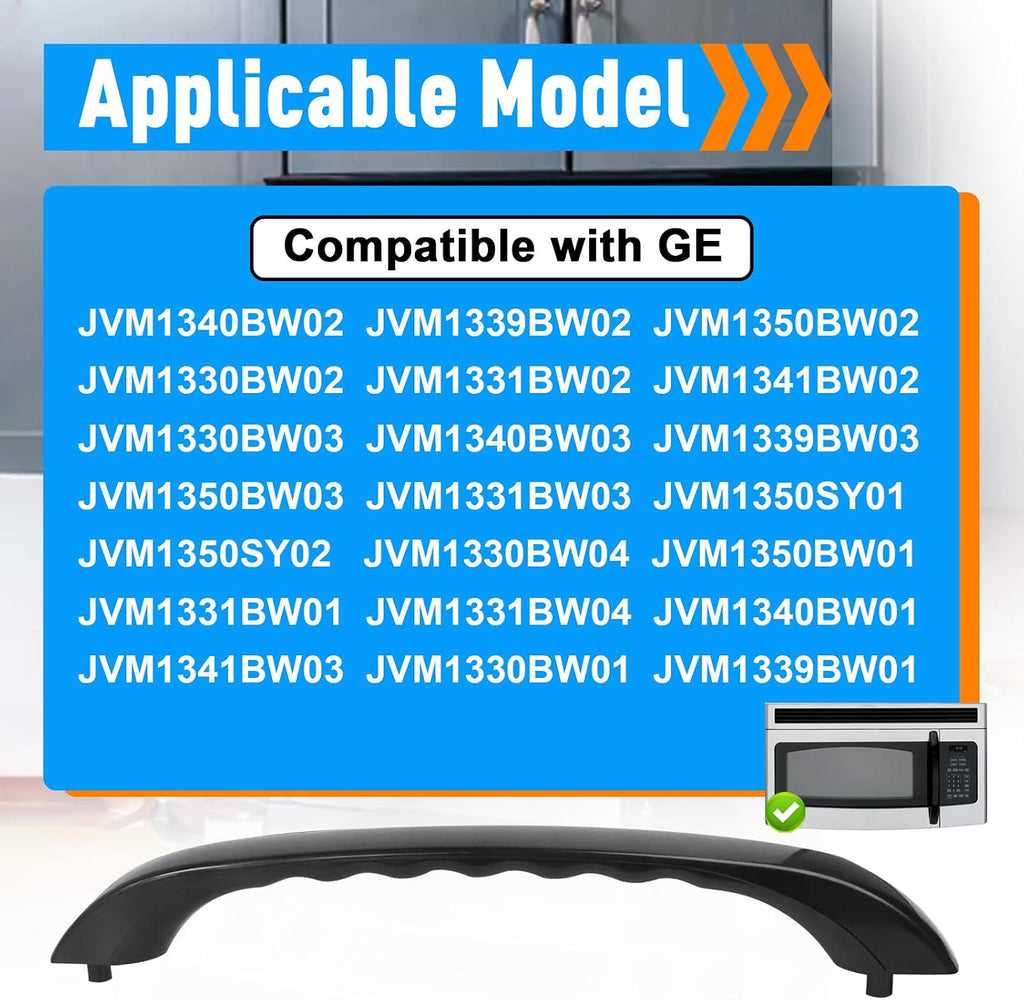 Wb15X10020 Replacement Microwave Door Handle Kit Compatible with GE