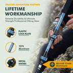 Hiking Poles 9.7oz 7075 Aluminum Adjustable 2-Pack