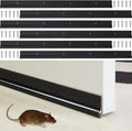 6 Pack 36 Inch Door Sweep, Aluminum Mouse Stopper Seal Strip | Rodent Proof for Garage Doors, Weather Draft Blocker