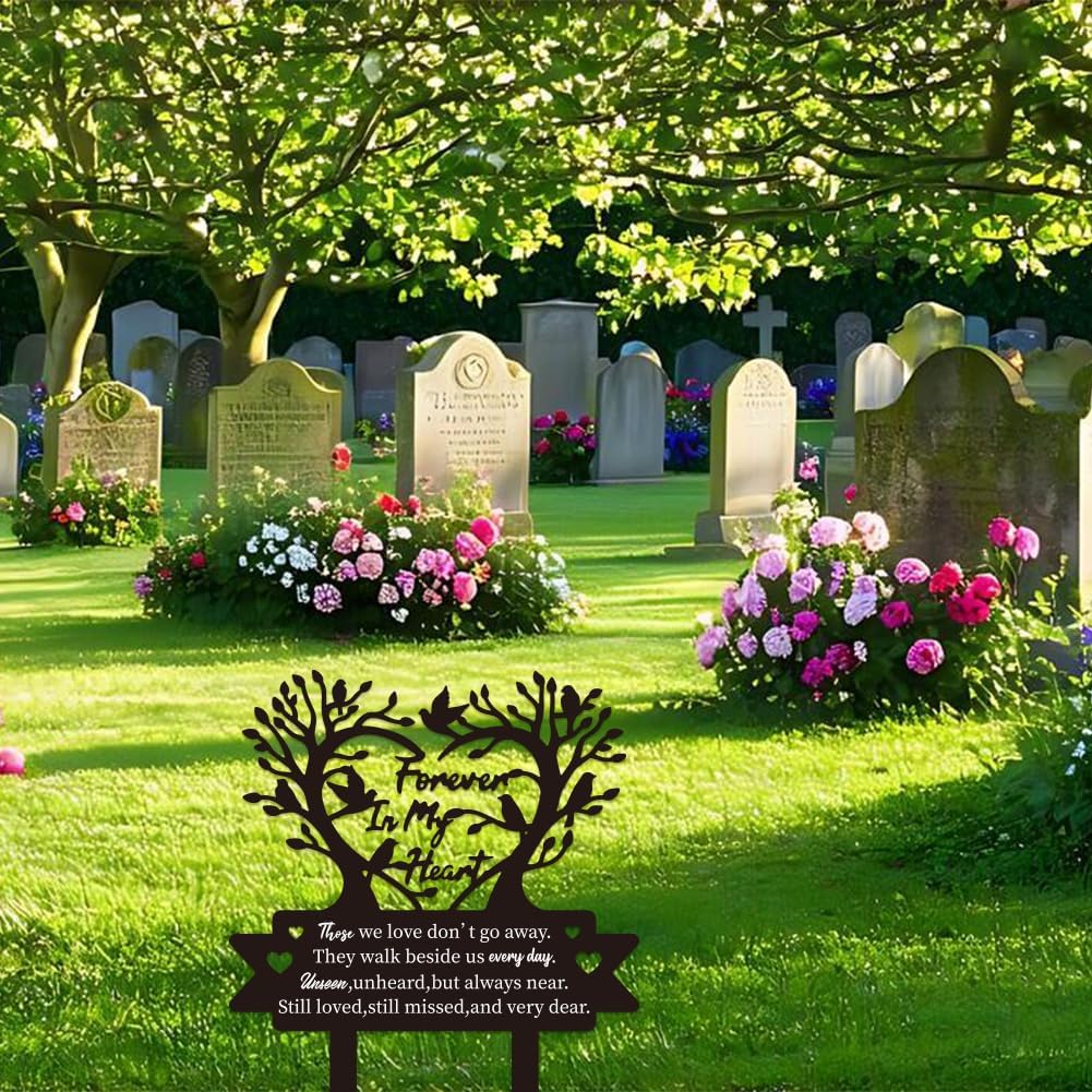 Grave Marker Cemetery Decorations for Grave Family Tree