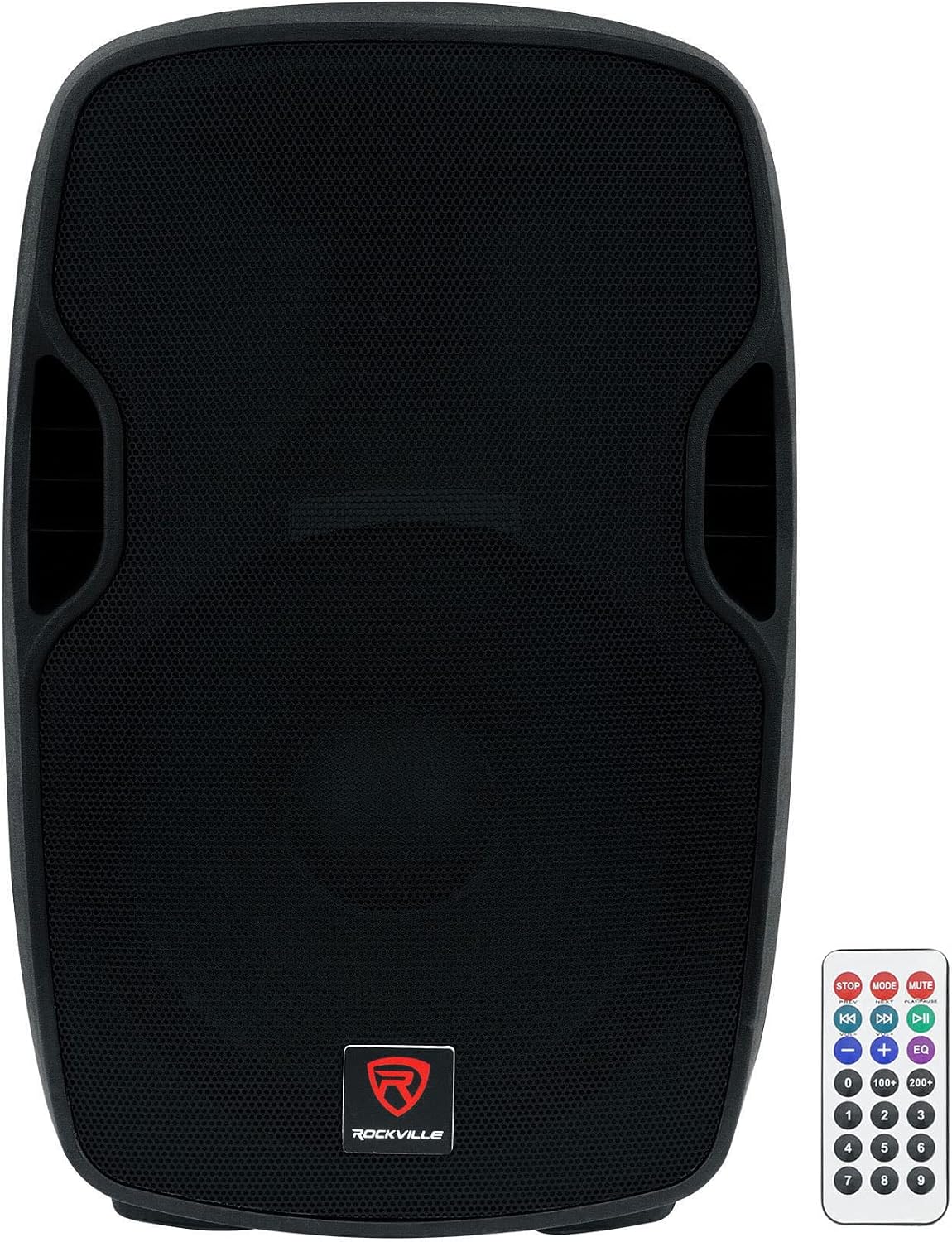 BPA15 15" Active PA Speaker Pair Bundle with Mix12FX Mixer | 800W Peak / 200W RMS Each, Bluetooth, RWM1203VH Dual