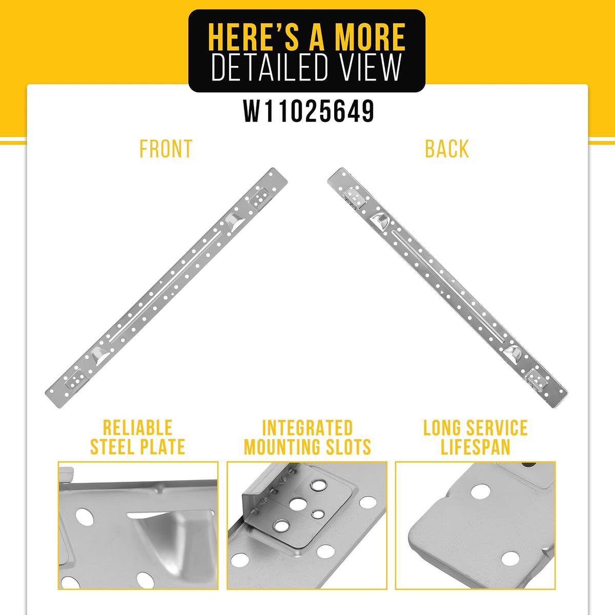 Microwave Oven Mounting Bracket for Whirlpool WMH2175XVB5