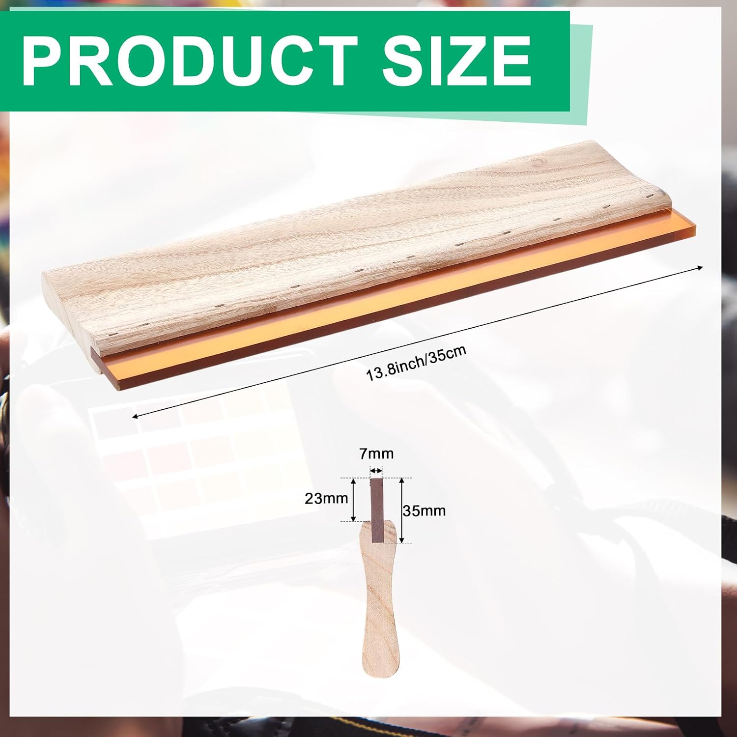 2 Pcs 16'' Dual Edge Aluminum Emulsion Scoop Coater 13.8" Screen Printing Squeegee Emulsion Scoop Art Squeegee for