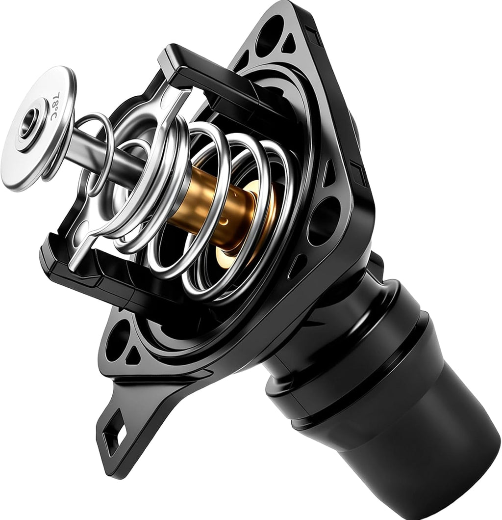 Engine Coolant Thermostat Housing Assembly for 2.4L Honda Accord 2003-2007, Element 2003 2004 2005 2006 2007 2008 2009 2010 2011, Replace 19301-RAA-A02 19301RAAA02 19301RAAA01 THH-002 554-170