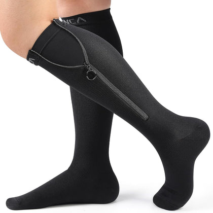 Professional Compression Socks for Women Men Circulation, 20-30 mmHg