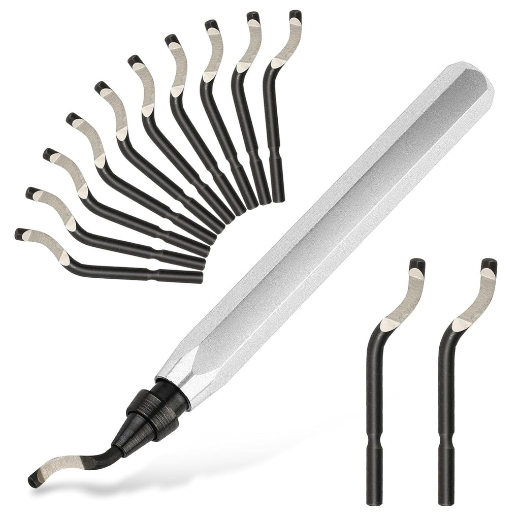 Deburring Tool with 12 HSS Blades for Metal Resin PVC 3D Print