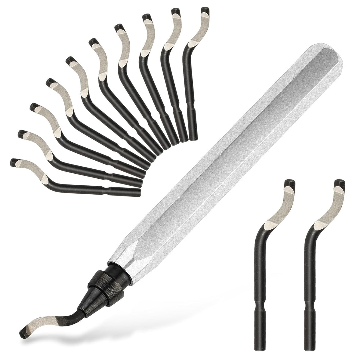 Deburring Tool with 12 HSS Blades for Metal Resin PVC 3D Print