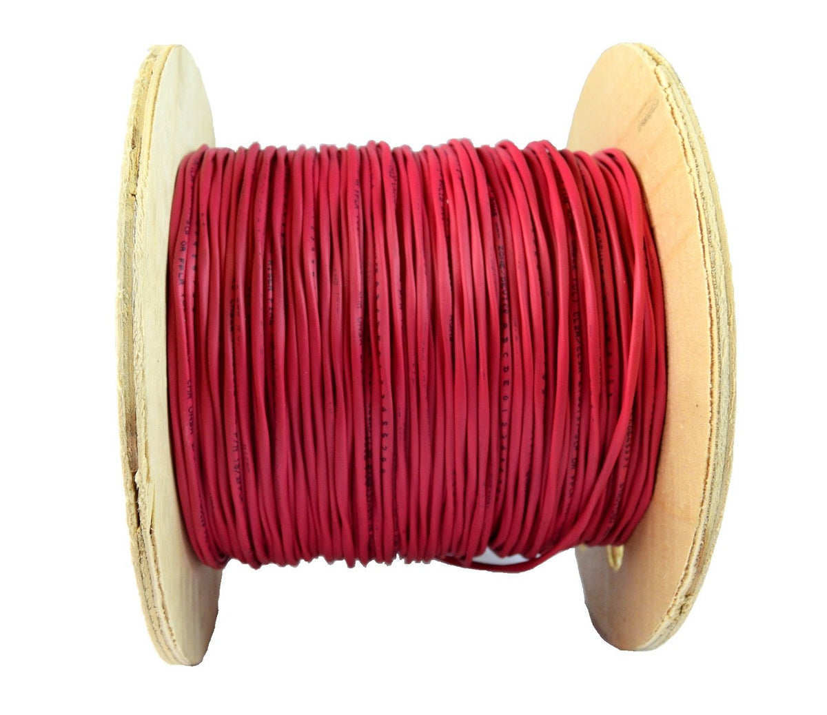 2C/18 AWG SOLID COPPER RED FIRE ALARM WIRE SECURITY CABLE FPLR PVC 500 FT UL