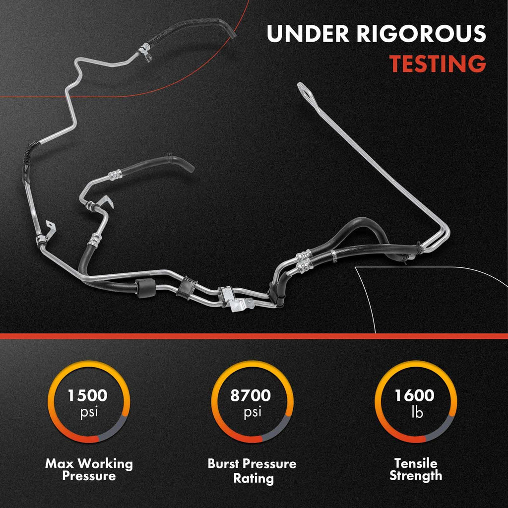 A-Premium Power Steering Return Hose Line Assembly, Replace 68081024AH