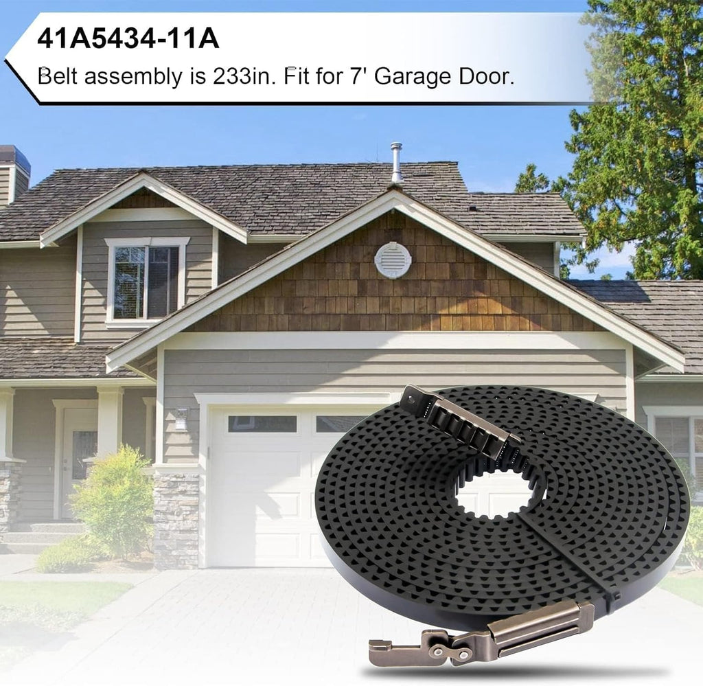 Upgraded 41A5434-11A Drive Belt 233 Inches for 7FT Garage Door Opener