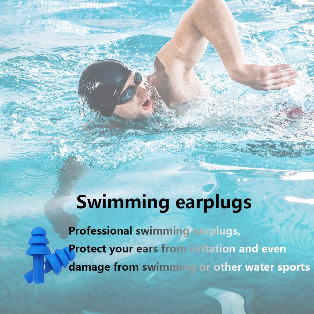 Earplugs for Sleeping Noise Cancelling, 8Pairs Reusable Ear Plugs