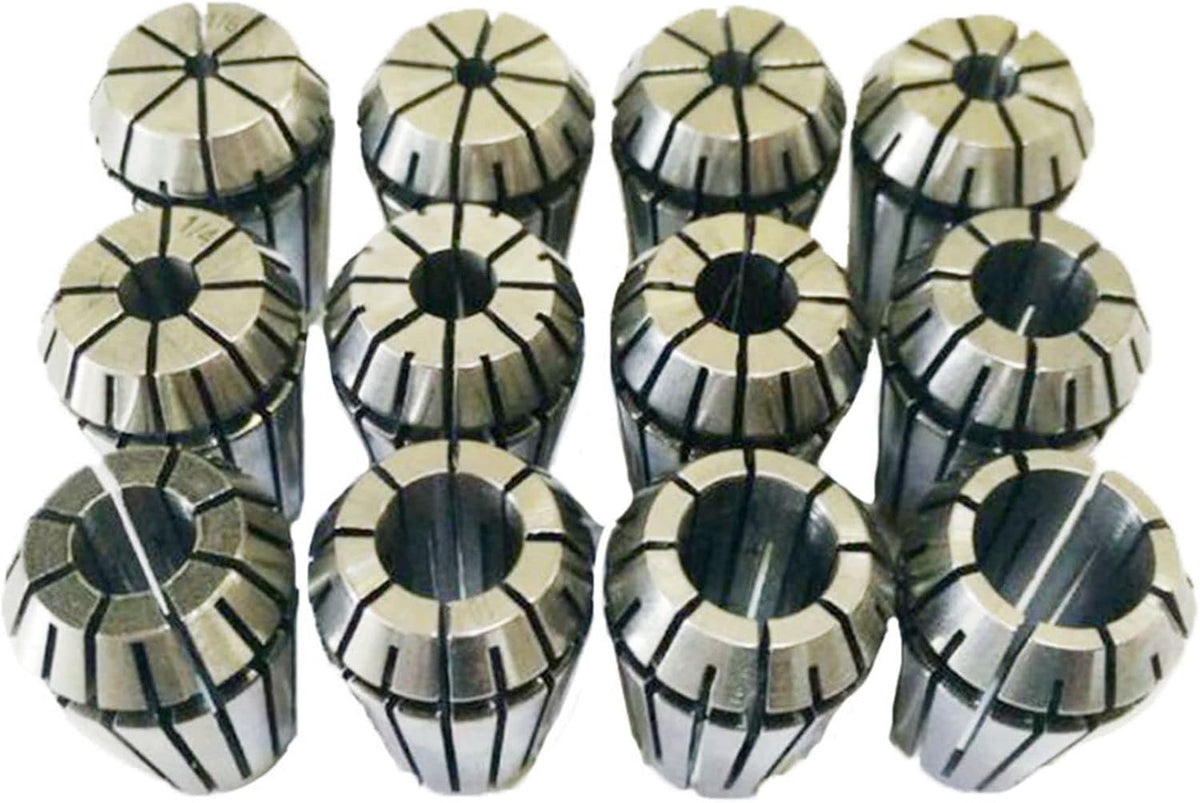 12 PCS ER20 Collets Set 1/8-1/2 Super Precision ER-20