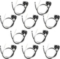 10PCS Truck Trailer 2 Wire Pigtail Harness 8.5" Long, Right Angle 2 Pin Trailer Light Connector Fits with 2" and 2.5"