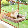 SnugCloud Foldable Cat Window Perch (Brown, L)