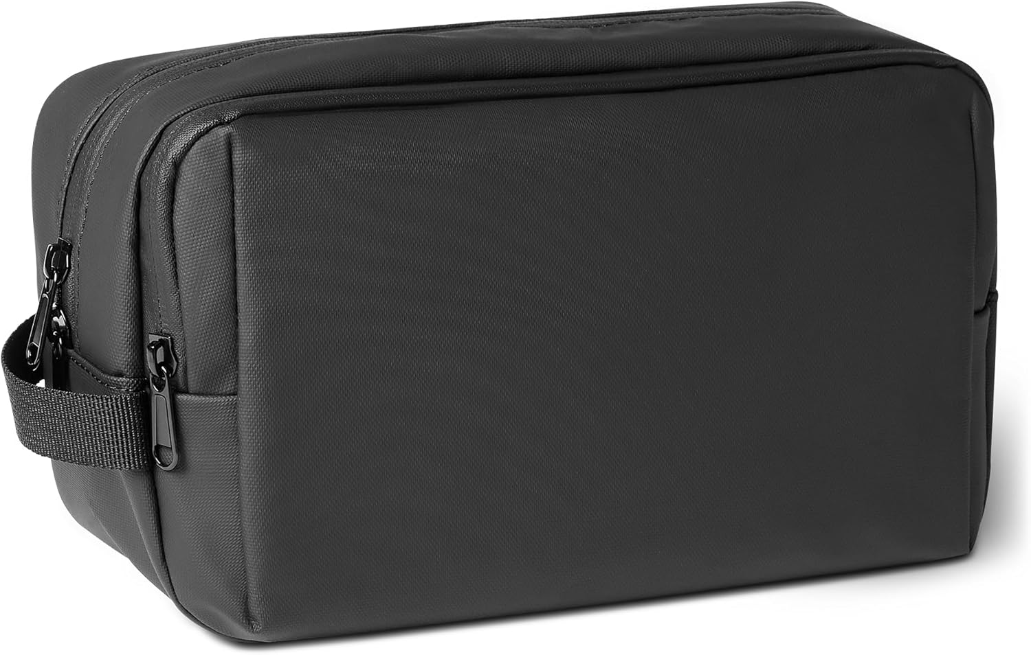 Large Travel Cosmetic Bag, Dopp Kit, Shaving Bag, Black