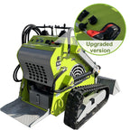 Mini Triangular Track Skid Steer Loader T460P with 43.8 inch Bucket, 23HP Multifunction Stand-On Crawler Skid Steer