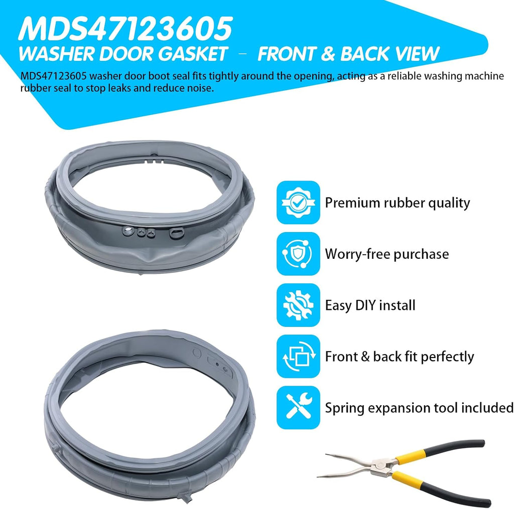 WM3470HWA WM3575CW WM3570HWA WM3770HWA MDS47123605 Washer Door Boot Seal