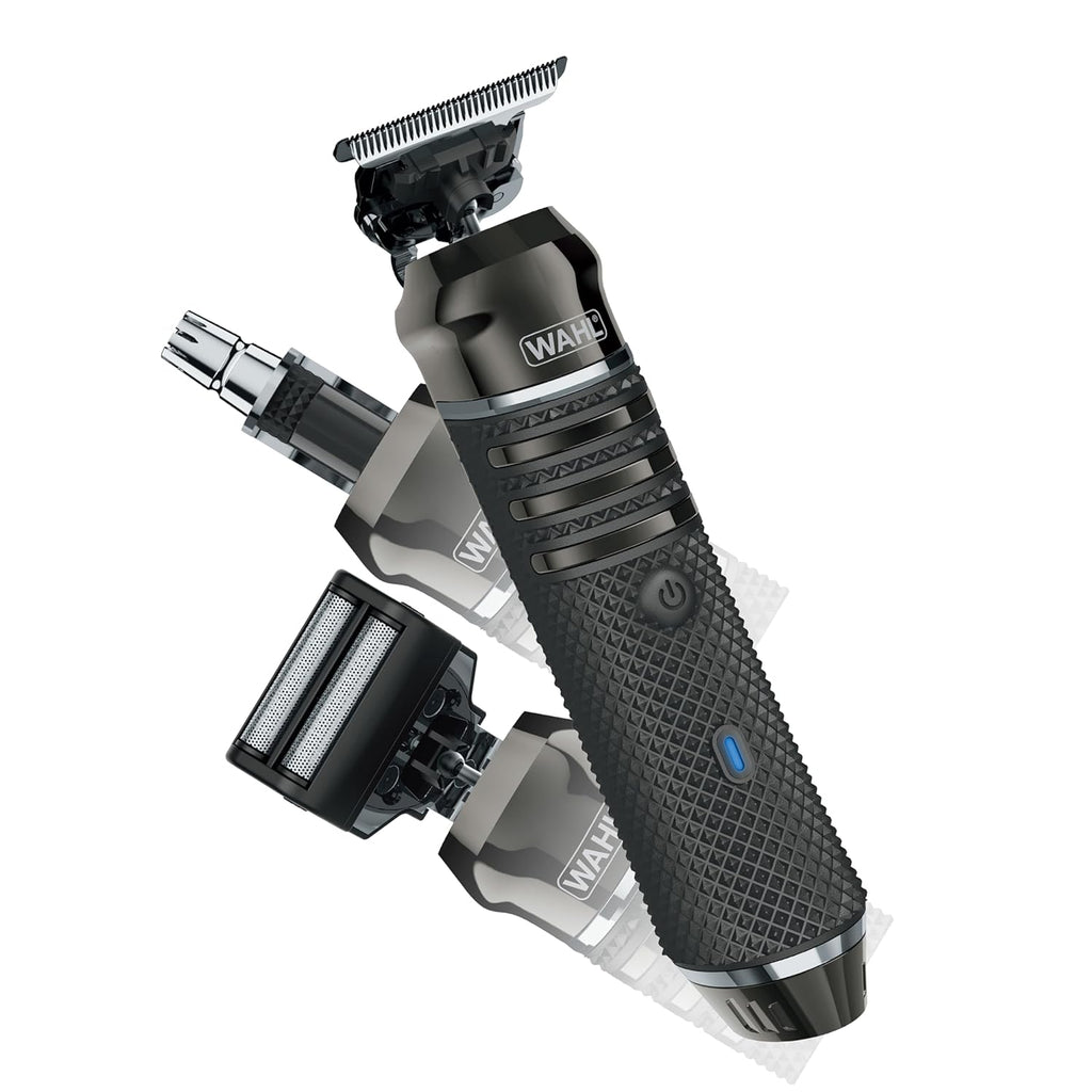 USA Pro Series High Visibility Skeleton Style Trimmer, Lithium-Ion Cordless USB Rechargeable All in One Shaving &