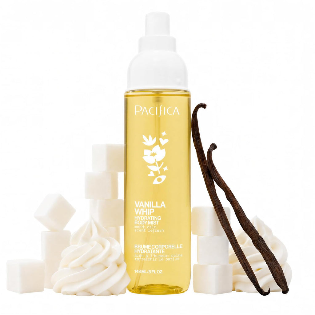 Vanilla Whip Body Mist for Women; Sweet Gourmand Hair and Body Fragrance Spray | Warm Sugar Almond Scent, Odor