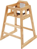 Unassembled Wooden High Chair, Natural,Tan, Medium