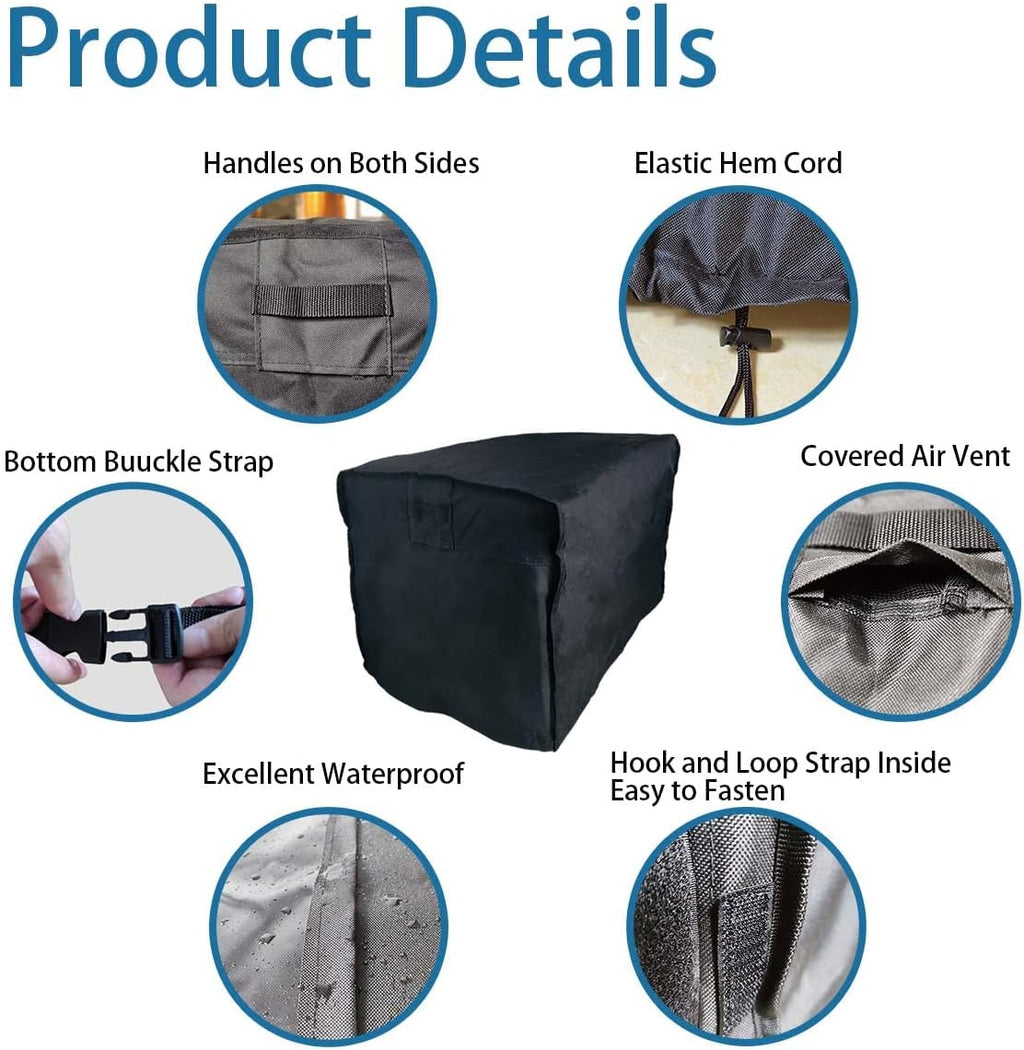 Waterproof Universal Generator Cover 24 x 18 x 20 inch for Predator 3500 Predator 4375 Wen 3800 Honda EU3000iS,Heavy