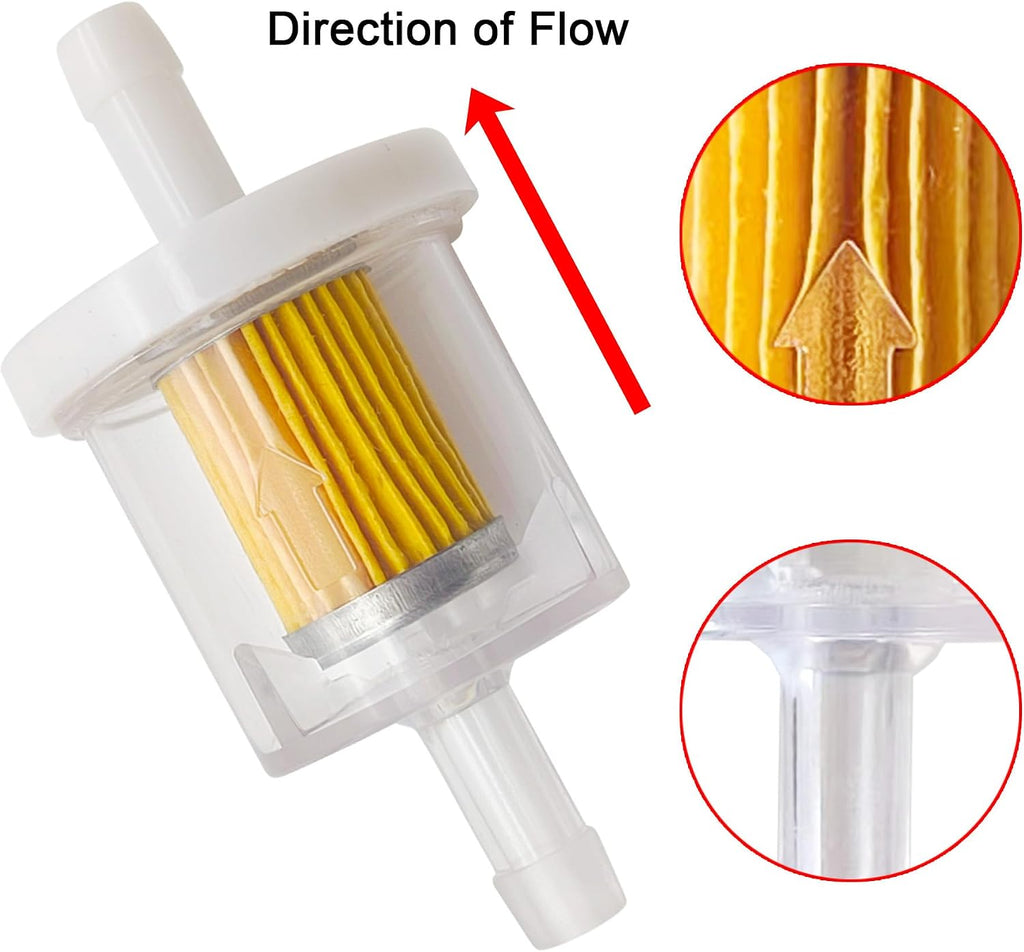 691035 695666 1/4" Inline Fuel Filter Kit Fits for Briggs and Stratton
