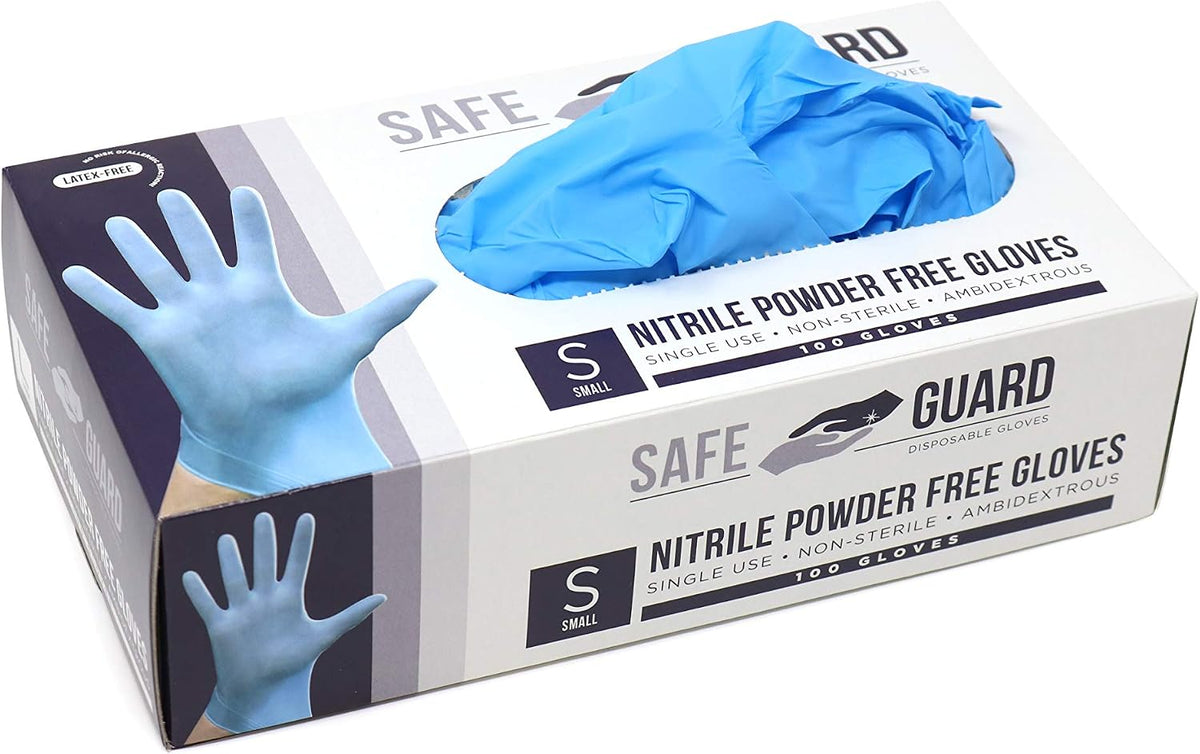 Nitrile Disposable Gloves, 100 Count