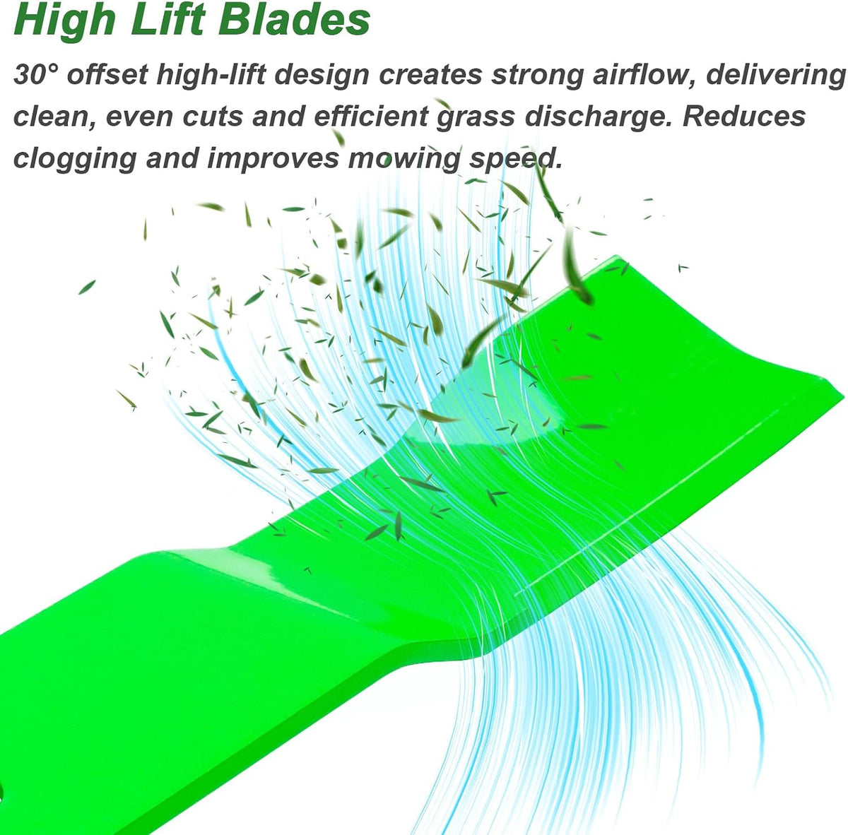 52 Inch Mower Deck High Lift 04771200 Blades Fit for Ari ens IKON X XD XL Edge 52 Gravely ZTX ZT X XL HD 52 Zero Turn Mower (3 Pack)