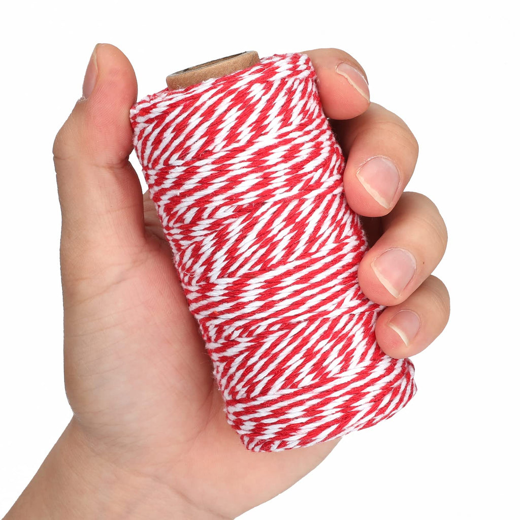 Christmas Cotton String, 984 Feet Gift Wrapping Twine for Holidays