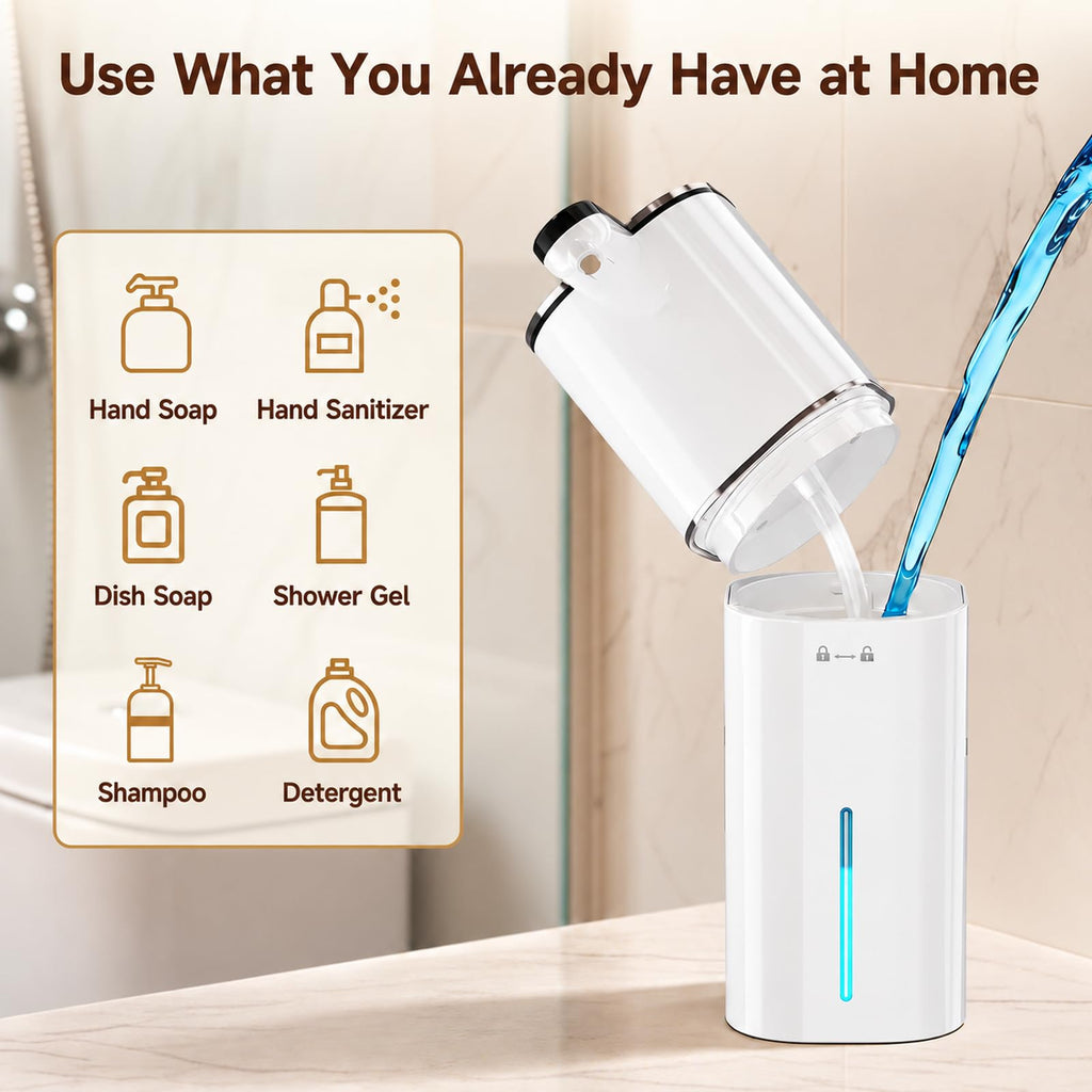 Automatic Liquid Soap Dispenser, Touchless Hands Free for Bathroom Kitchen
