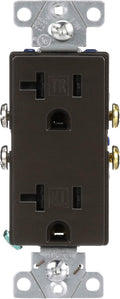 Designer Tamper Resistant Decorator 20A 125V Receptacle
