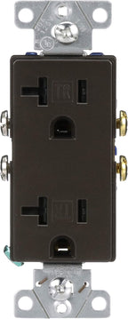 Designer Tamper Resistant Decorator 20A 125V Receptacle