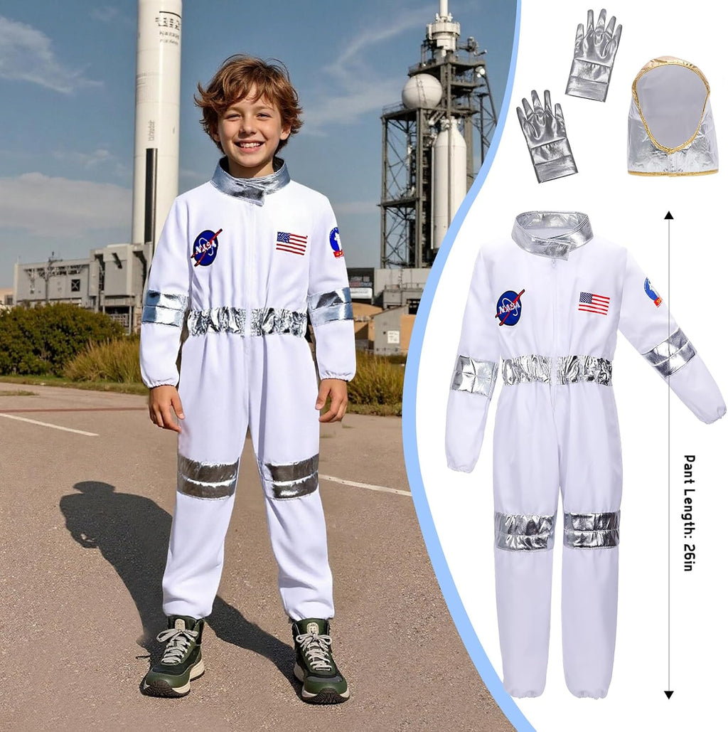 Toddler Dress Up Clothes, 4 in 1 Career Costumes for Kids 3-8 | Four complete career outfits for pretend play at
