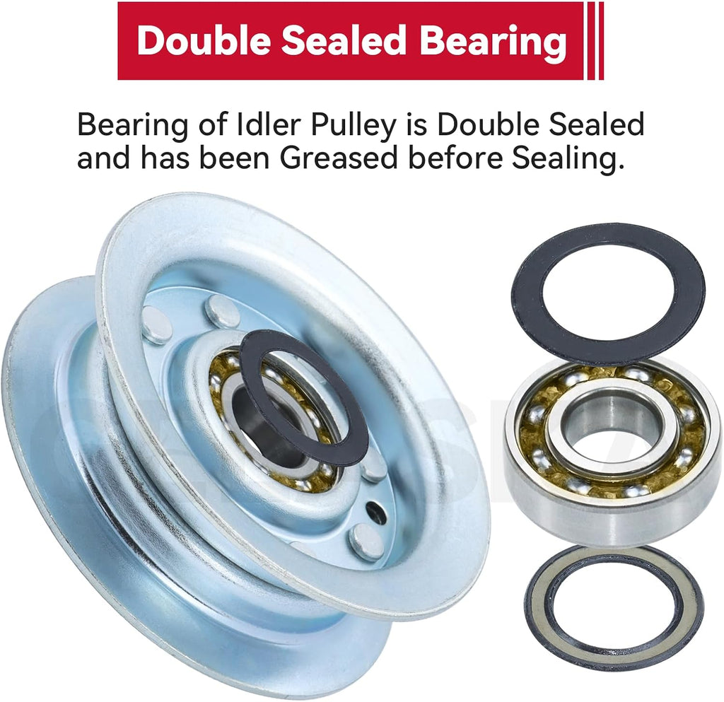 GELASKA GY20067 GY22172 Idler Pulley for John Deere 42" 48" D140 L130 LA145